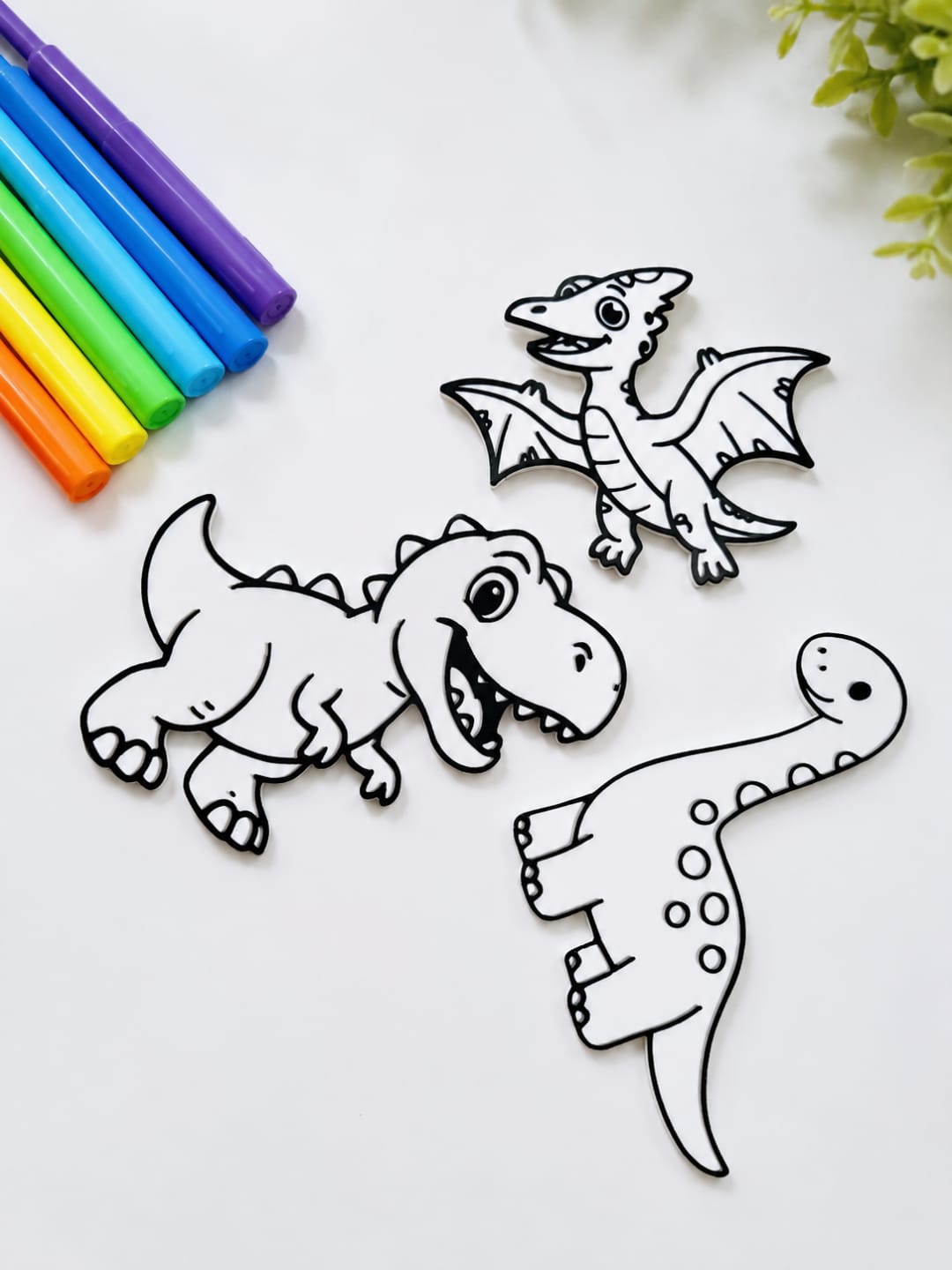 Plaquinhas de Colorir Lavável 