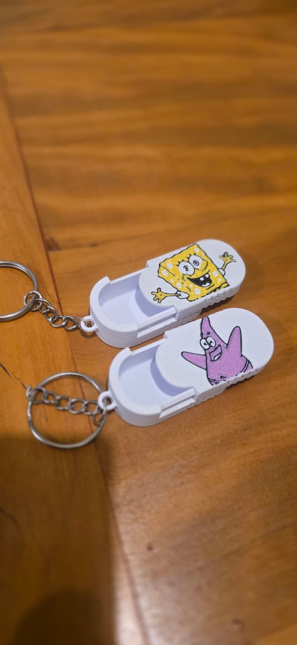 Chaveiro Porta Comprimidos Personalizado